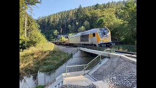 Lieferung von neuen Schienen für die HermannHesseBahn in Calw [upl. by Seidel]