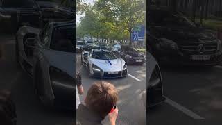 McLaren Senna in Knokke heist mclarensenna zoutegrandprix2024 carspotsbymauro [upl. by Ardeth]