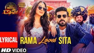 Rama Loves Seeta Song With Lyrics  Vinaya Vidheya Rama  Ram Charan Kiara Advani Vivek Oberoi [upl. by Arraik599]