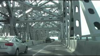 Crossing the Mississippi Huey P Longbridge [upl. by Oynotna]