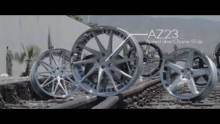 Azad Wheels  Lip Series Introduction  AZ41 AZ23 AZ008 [upl. by Nemajneb657]