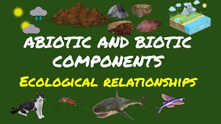 Biotic amp Abiotic Component Ecological Relationships for Grade 7 [upl. by Aihtnic]