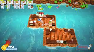 Overcooked 2 Level 35 4 stars 3 players coop [upl. by Coltun]