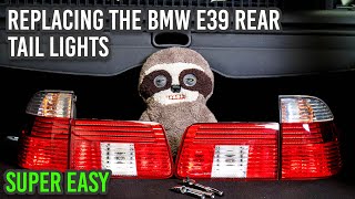 How to replace the BMW E39 WagonTouring Rear Lights [upl. by Jerz613]