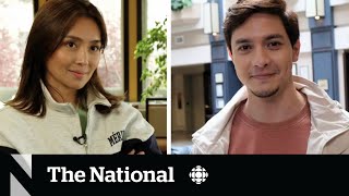 Filipino movie stars filming in Calgary draw massive crowds [upl. by Hulbert]