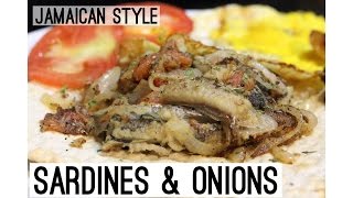 Jamaican Style Sardines amp Onions  Hello Sweet Biscuit [upl. by Halpern817]