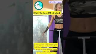 Stomach Fat Burning Workout 30 Minutes l Get Abs in 2 WEEKS  Abs Workout Challenge absworkout [upl. by Alraep]