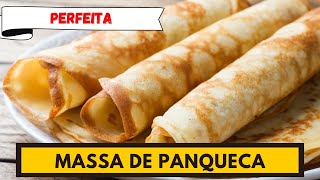 MASSA DE PANQUECA PERFEITA E FÁCIL DE FAZER [upl. by Mufinella856]