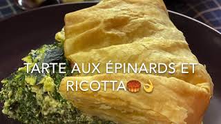 Tarte aux épinards et ricotta Très facile et rapide [upl. by Abisia826]