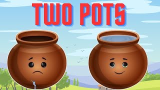 The Story of Two Pots English Moral Story  Animated Moral Storie [upl. by Sehcaep]