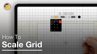 How to Add a Grid to Scale  Morpholio Trace Beginner Tutorial for iPad Pro Drawing amp Design [upl. by Ayekehs]