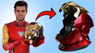 Working Realistic IronMan Helmet Review Unboxing and Impressions  MK5 [upl. by Mainis657]