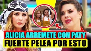 ALICIA MACHADO TIENE FUERTE PELEA CON PATY NAVIDA POR LO QUE DIJO  TOP CHEF VIP 2024 EN VIVO [upl. by Martie]