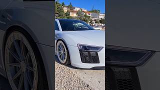 Audi r8 tuningcar modified amazingrims looklow sportscar summer stanceadria [upl. by Yssirk927]