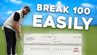 Easy STRESS FREE way to BREAK 100 in golf [upl. by Azile]