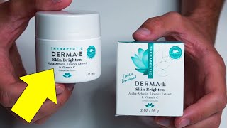 Derma E Skin Brightening Cream Review Link Below 👇 [upl. by Ainimre]