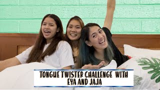 MYLENE PAAT VLOG 17  TONGUE TWISTER CHALLENGE WITH EYA AND JAJA [upl. by Ruttger]