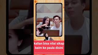 sikap baim wong ke paula saat reaction video nagita slavina rans entertainment  shorts [upl. by Alyak]