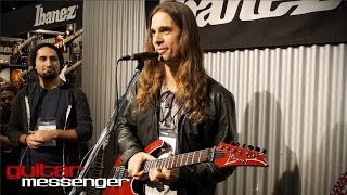 NAMM 2014 Kiko Loureiro Angra  Ibanez [upl. by Aznola]