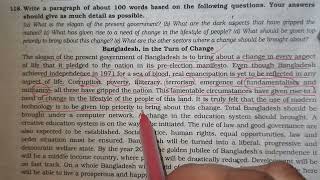 Bangladesh in the turn of change paragraph paragraph প্যারাগ্রাফ [upl. by Steady]