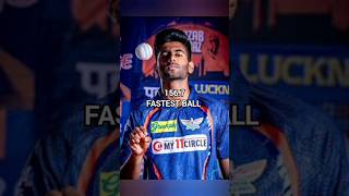 mayank Yadav fastest ball in his career is 1567 kmph cricket cricketlover Top10Bsk [upl. by O'Hara401]