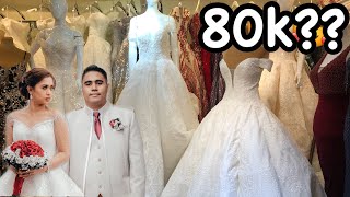 DIVISORIA Shopping  Wedding Gowns and Suits [upl. by Aseena]