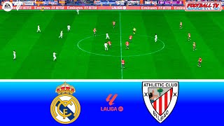 Real Madrid vs Athletic Bilbao  La Liga 2324  Full Match All Goals  EA FC 24 Gameplay PC [upl. by Adliwa]