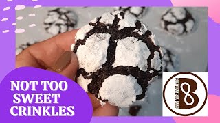 How to make Crinkles  Chocolate Crinkles  Moist and Chewy  Not to sweet Crinkles  Brams vlog2 [upl. by Akeret]