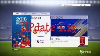 Fifa 18 update 113 Russia world cup 2018 DLC [upl. by Neelhsa]