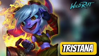 WILD RIFT TOP 1 TRISTANA CRUSHES THE ENEMIES  ROAD TO CHALLENGER [upl. by Yreffoeg]