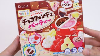 New Popin Cookin Chocolate Fondue Party DIY Candy [upl. by Gebler]