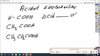 Acidet karboksilike Klasifikimi dhe emërtimi [upl. by June]