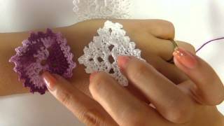 DIY tutorial orecchini uncinetto mamma e figlia a rombo handmade italianenglish [upl. by Cassie]