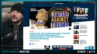 DOJ Public Affairs ADMITS Trump MALICIOUSLY Prosecuted To INTERFERE In Election Crowder EXPOSES [upl. by Ajna]