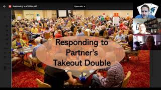 Responding to Partners Takeout Double by Mark Kinzer Bridge Lessons to help improve your game [upl. by Ojyllek951]