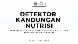 PENELITIAN 2024 DETEKTOR KANDUNGAN NUTRISI [upl. by Akoyin]