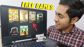 Free Gaming Websites for PCLaptop  Download games easily  GTA 5 2023 [upl. by Clari]