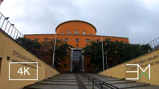 🟢 4K60fps  Biblioteca Pública de Estocolmo  Stockholms Public Library Walking Tour 🟢 [upl. by Natloz]