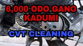 CVT Cleaning LINIS PANG GILID  HONDA CLICK [upl. by Zantos]