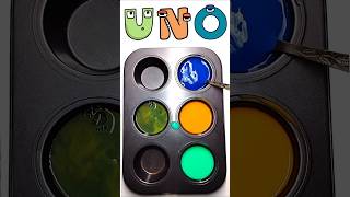 Can You Play UNO 🥰 colormixing satisfying asmr [upl. by Jepson]