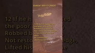 Ezekiel 18813 NKJV [upl. by Keyte697]