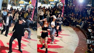 STREET ARTIST UL INTERACTIVE HONGDAE BUSKING 241110 [upl. by Minnnie]