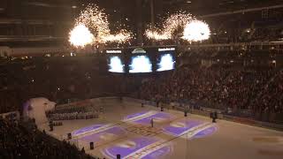 Eisbären Berlin Playoffsintro  Einlauf  startin six Eisbären Berlin gegen Grizlys Wolfsburg [upl. by Ardnala]