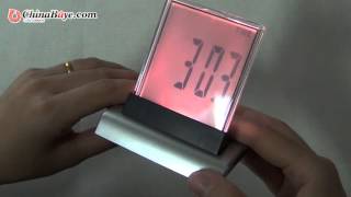 7 Color LED Digital Alarm Clock with Calendar Temperature Display [upl. by Uehttam596]