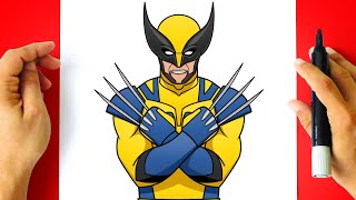 How to DRAW WOLVERINE [upl. by Kazmirci]