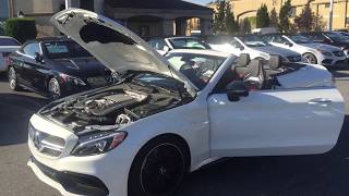 3 Minutes with the 2017 C63 AMG S Cabriolet by NorCal MercedesBenz [upl. by Yhtommit]