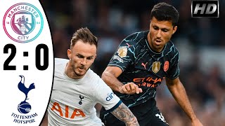 tottenham vs man city 20 HIGHLIGHTS  Tottenham vs Manchester City Premier League 2024 [upl. by Serica]