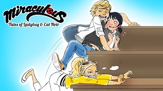 quotDESK BUDDIESquot Miraculous Ladybug Comic Dub [upl. by Johny]