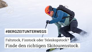 Skitourenstöcke von A bis Z  bei Leki  Bergzeit [upl. by Nagard505]