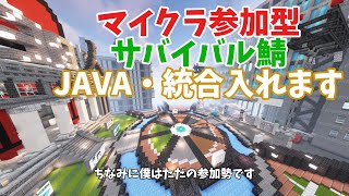 【マインクラフト参加型】サバイバルマイクラサーバー【JAVA】【統合版】【switch】エンドリセット [upl. by Prady]